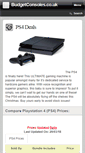 Mobile Screenshot of budgetconsoles.co.uk